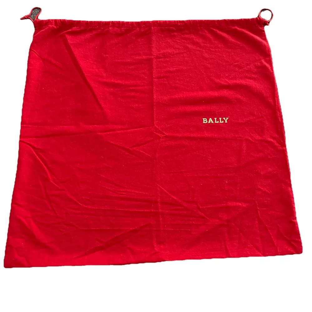 BALLY Switzerland Red Dust Bag 21” X 20” Storage Cover Handbag Purse